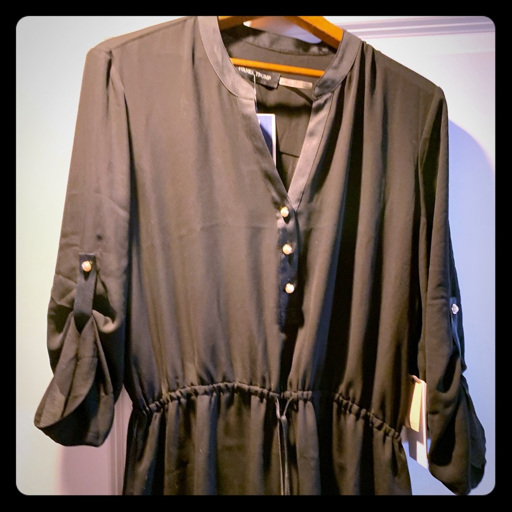 Ivanka Trump large shirt, black NWT